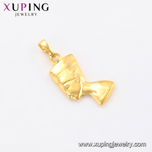 Colgante de moda xuping de último diseño 33980, colgante de reina egipcia Antigua/real de color dorado de 24K - Product Image 5