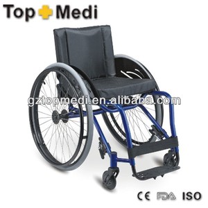Topmedi TLS732LQ-36 nuevo diseño ligero ocio y deporte en silla de ruedas con ruedas de liberación rápida - Product Image 1
