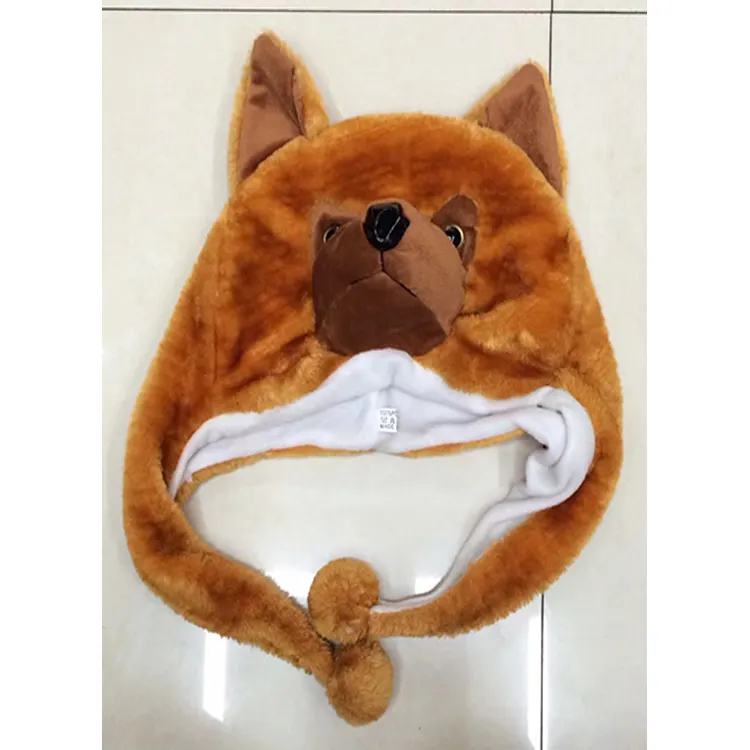 Top Sale Product Puppy Dog Earflap Gorras Imitate Animal Cap Bunny Hat Winter Casquette Children Women Keep Warm