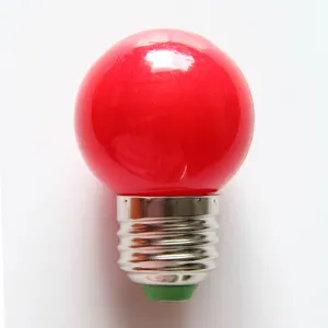 Lampadina della lampada del filamento del globo LED della copertura delle parti di plastica di G45 E27 B22 0.5W 3000k