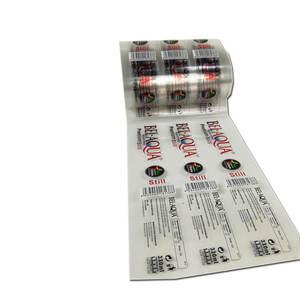 Rouleau de logo personnalisé imprimé en plastique <span class=keywords><strong>vinyle</strong></span> pvc adhésif étanche pour l'emballage de bouteilles en <span class=keywords><strong>verre</strong></span> alimentaire impression d'étiquettes d'autocollants - Product Image 5