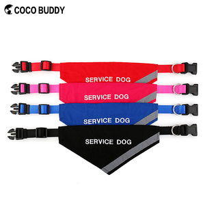 Großhandel Reflektierende Personalisierte Bestickte Haustier Hund Kragen <span class=keywords><strong>Bandana</strong></span> Für Service Hund - Product Image 6