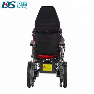 Engelli ve Yaşlılar İçin Yatarlı Sırtlıklı Akıllı Alüminyum Alaşımlı Taşınabilir Pilli Hafif Katlanabilir Elektrikli Tekerlekli Sandalye - Product Image 4