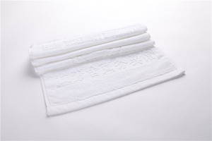 Pas cher En Gros Plaine <span class=keywords><strong>Blanc</strong></span> <span class=keywords><strong>Coton</strong></span> Hôtel Main serviettes du bout des doigts - Product Image 2