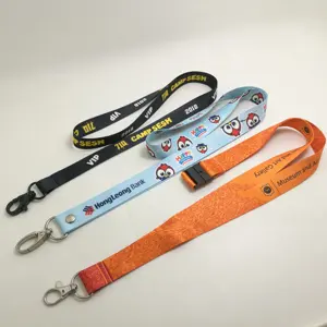 custom design work id card holder lanyard no minimum order