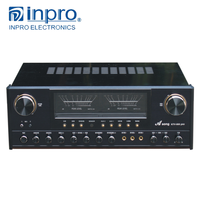 Amplificateur de mixage professionnel INPRO FX6-125 avec contrôleur de réverbération Micro Connect, puissance de sortie 125W RMS 200W MAX pour soirées et événements musicaux