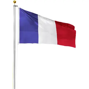 כל מכירה 100% פוליאסטר צרפת לאומי דגל