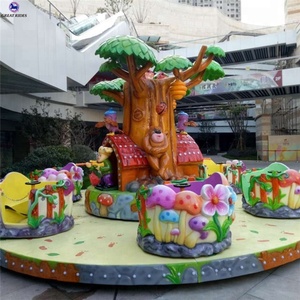 Manèges de parc d'attractions bon marché 24 places Carrousel à tasse rotative sur le thème de la <span class=keywords><strong>forêt</strong></span> à vendre - Product Image 5