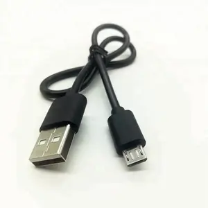 Cabo usb barato 30cm macho para macho, venda no atacado, cabo micro usb 2.0 para android, carregamento de celular