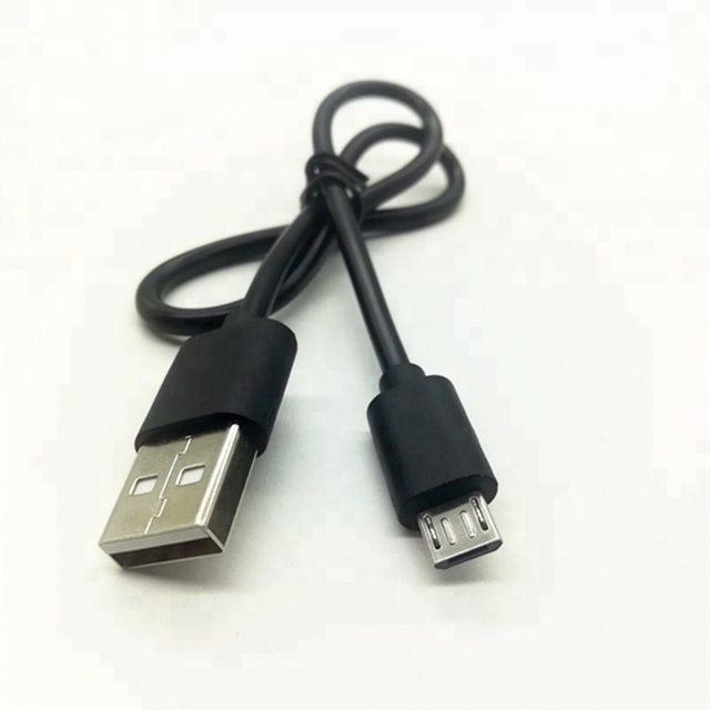 Wholesale Cheap Usb Cable 30cm Usb 2.0 Male to Male Micro Usb Cable for Android Phone Charging Cable