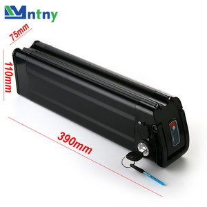 Baterai Sepeda Listrik CNNTNY Bottom Discharge 36v 1000w Silver Fish, Baterai Lithium 36v 20ah dengan Port USB dan Pengisi Daya - Product Image 3