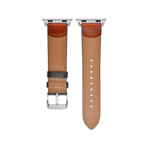 Bande de motif en pierre pour montre de pomme nouveau <span class=keywords><strong>bracelet</strong></span> en <span class=keywords><strong>cuir</strong></span> de conception - Product Image 4