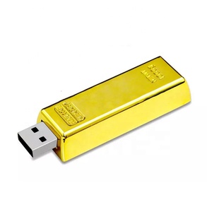 Bán Buôn Vàng Thanh Usb Memory Stick Kim Loại Ổ Đĩa Flash Bộ Nhớ 4GB - Product Image 2