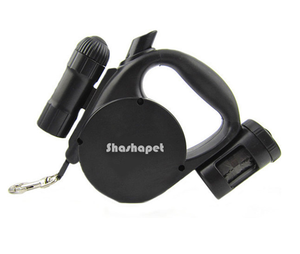 5M 9pcs correa de perro súper LED ligera con dispensador de bolsas de basura, Correa LED con bolsa, correa retráctil y plomo para perro - Product Image 5