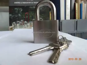 Square type Stainless steel Computer Padlock