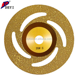 Herramientas eléctricas personalizables de rueda de copa de diamante para corte de piedra y Metal, pulido de mármol, amoladora abrasiva soldada - Product Image 6