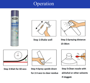 Siêu 88 thân thiện với môi thêu Aerosol keo thấp Mùi SBS dựa trên vải dính phun - Product Image 5