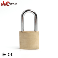 2024 Elecpopular haute qualité pleine serrure en cuivre noyau Pad serrure Lucchetto sécurité laiton acier 38mm porte utilisation clé déverrouiller chemin