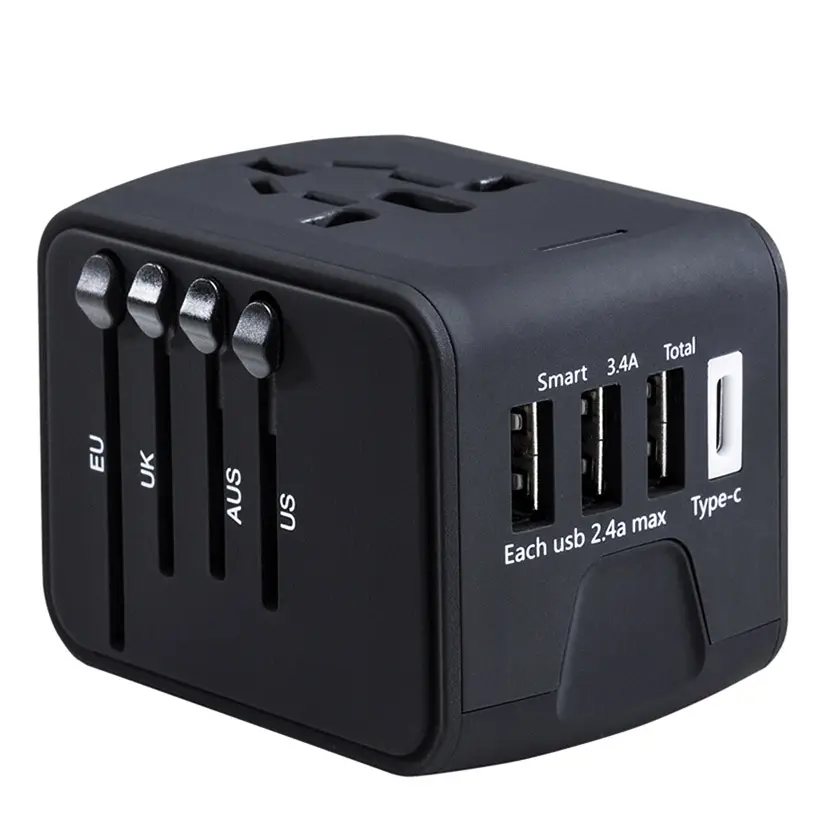 2021 hottest trending product and amazon hot selling product international travel adapter universal socket for promotional items