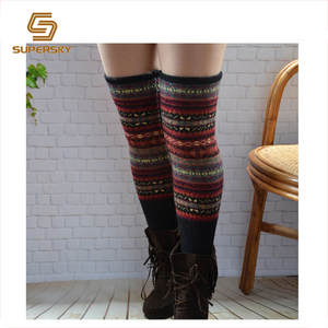 Comercio al por mayor 2018 <span class=keywords><strong>de</strong></span> alta calidad nuevo lujo <span class=keywords><strong>moda</strong></span> mujeres knit pierna <span class=keywords><strong>calentadores</strong></span> - Product Image 4