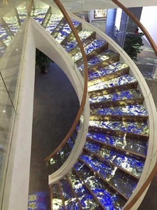 Marche intérieure en pierre de marbre naturelle, design d'<span class=keywords><strong>escalier</strong></span>, livraison gratuite - Product Image 3
