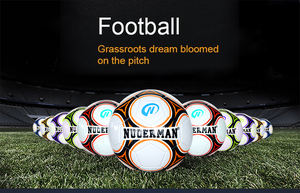 मुद्रित लोगो चमड़े सरकारी थोक फुटबॉल की गेंद सबसे अच्छा फुटबॉल - Product Image 5