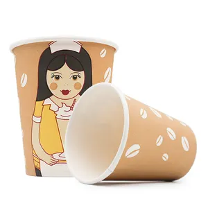 9Oz Wegwerp Papier Cup Drinkbeker 8b Koffie Paper Cup