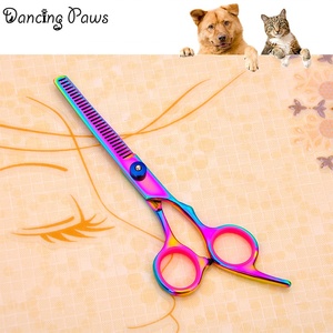 Multi coloré 6 pouces en acier inoxydable 17 cm <span class=keywords><strong>chien</strong></span> toilettage ciseaux/cisailles 4 pièces par set - Product Image 5