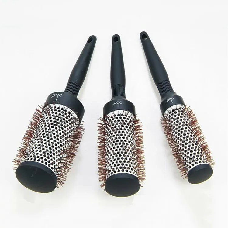 High Quality Professional Salon Hair Brush Ceramic Ionic Round Barrel Styling Comb Round Brushes for Hair Professional