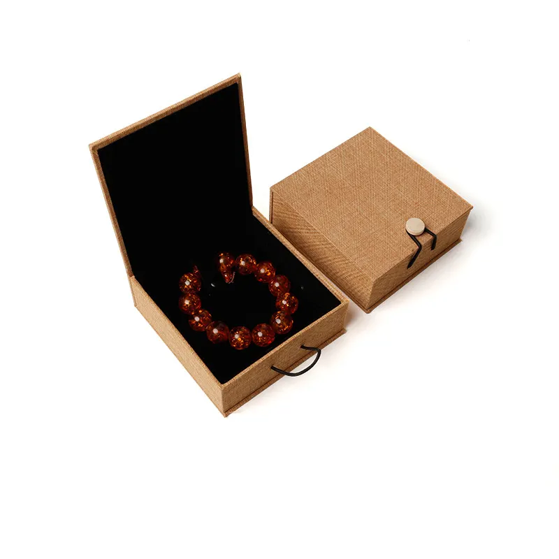 Custom Geel Luxe Sieraden Gift Verpakking Opbergdoos Groothandel Aangepaste Kleine Armband Sieraden Travel Verpakking