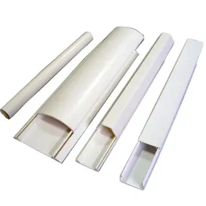 Nieuwe Pvc Materiaal Pzc Bedrading Duct, Telefoon Bedrading Duct, Ronde Type Bedrading Duct