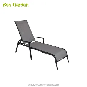 Lounge Chair Lying Day Bed Outdoor Garden Swimming Pool Beach Antique Outdoor Furniture Modern Steel Frame Pool Noodle Chair Kit