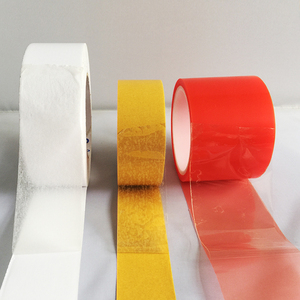 <span class=keywords><strong>Cinta</strong></span> adhesiva <span class=keywords><strong>transparente</strong></span> reutilizable de doble cara, <span class=keywords><strong>cinta</strong></span> de poliéster con revestimiento rojo, blanco y amarillo - Product Image 4