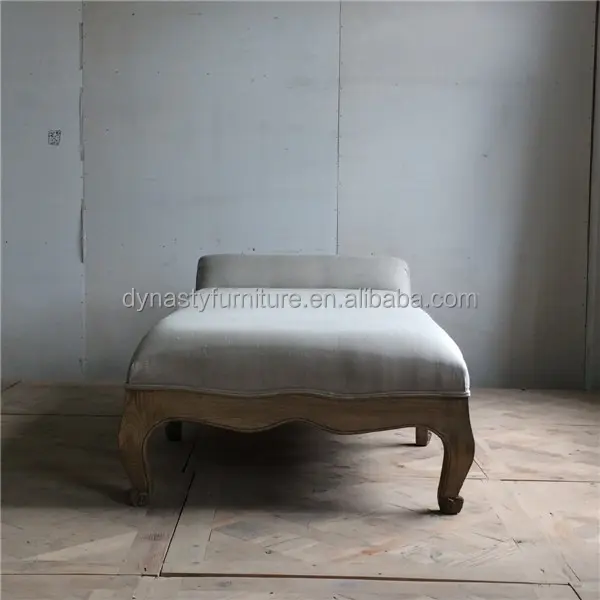 Mueble de salón de estilo francés, diván de madera, sofá cama