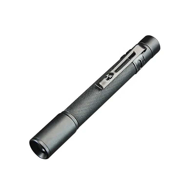 Xách Tay 300 Lumen Pin Khô Pocket XPE Led Đèn Pin Với Bút Clip Mini Torch Ánh Sáng