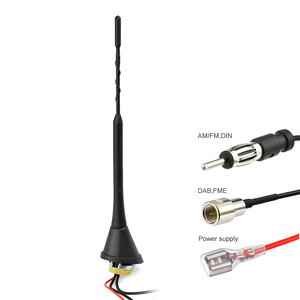<span class=keywords><strong>Antenne</strong></span> de Radio TV numérique Portable CB voiture intérieure extérieure AM FM connecteur mâle/DIN <span class=keywords><strong>antenne</strong></span> DAB - Product Image 2