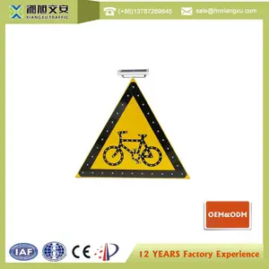 china import Yellow solar 3m diamond grade sign solar Highway traffic signs