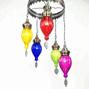 <span class=keywords><strong>2025</strong></span> thiết kế mới Thổ Nhĩ Kỳ Thổ Nhĩ Kỳ đèn làm bằng tay thủy tinh <span class=keywords><strong>LED</strong></span> Ottoman nứt đèn chùm - Product Image 4