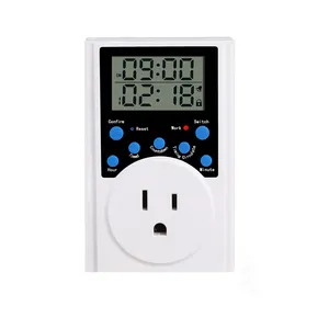 Programmable Plug-in Digital Timer Switch With 3-Prong Outlet