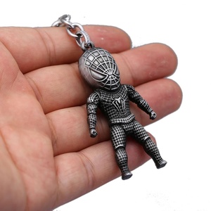 批发蜘蛛侠钥匙扣锌合金金属3D搪瓷钥匙扣 - Product Image 5