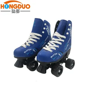 Neue design inline-skate-schuhe, großhandel quad rollschuhen, blau/rosa/gelb pro semi-soft quad zwei in einem inline-skate