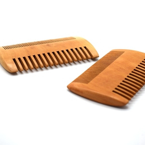 Vente chaude Logo Personnalisé <span class=keywords><strong>Barbe</strong></span> Façonner Outil <span class=keywords><strong>Barbe</strong></span> Peigne pour Hommes - Product Image 4