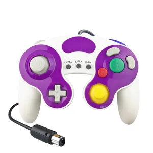 Factory supply gamepad with Colorful panel decorate joypad game joystick Gamecube wired controller