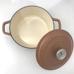 Keramische Coating Gietijzeren Kookgerei Set Anti-aanbak Emaille Braadpan Soep Stoofpot Voorraad Koken Nederlandse Oven - Product Image 3