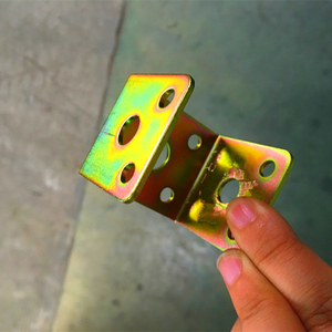 Q235 Yellow Single-Side Fence <strong>Post</strong> <strong>Bracket</strong> for Sliding Door Protection Secure Attachment Easy Install in Home &amp; Garden - Product Image 4