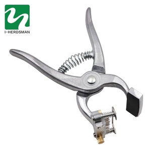 Strumenti per la marcatura di suini in lega di alluminio pinze veterinarie per tatuaggi di maiale seminare le pinze del tatuaggio del corpo con numeri e alfabeti - Product Image 4