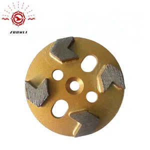 Durable 4Inch Concrete Grinding Diamond Grinding Shoes Concrete Grinding Tool