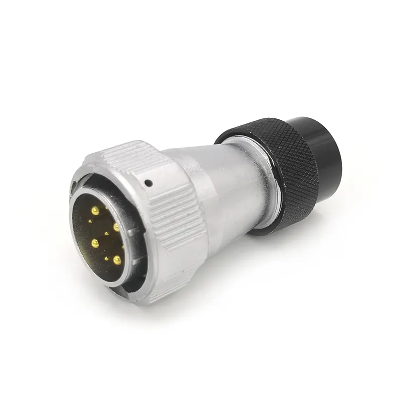 IP55 Aviation Cable Connector Plug for Plastic-hose WY TB Series Weipu Bayonet Multipin Connector Male Connector
