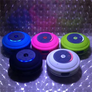 Mini Portable Outdoor LED Subwoofer Shower Music Sound Box Wireless Waterproof BT Speaker With TF/FM/AUX