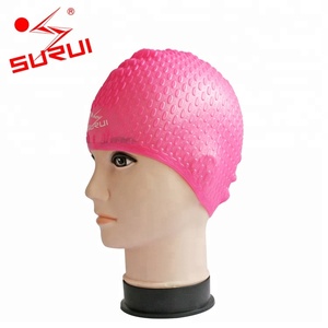 Silicone Étanche Dames De <span class=keywords><strong>Natation</strong></span> Chapeaux Bulle Filles <span class=keywords><strong>Bonnet</strong></span> De Bain - Product Image 5